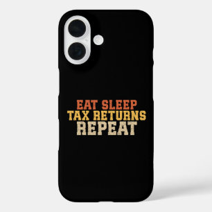 Funny Tax Season Taxation Tax iPhone 16 Case