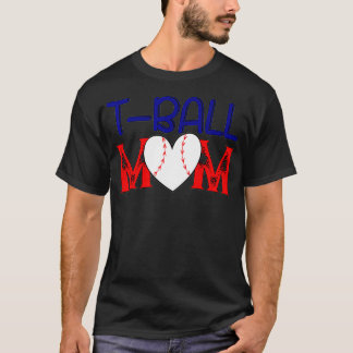 Funny Tball Mum Mother's Day Teeball Mum Game fan  T-Shirt