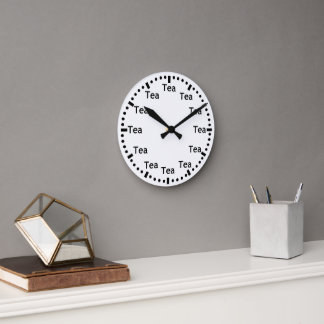 Funny Tea O' Clock Wall Clock