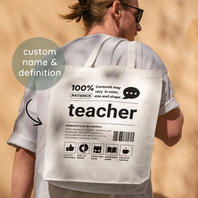 Funny Teacher Appreciation End of Year Gift  Tote Bag (Creator Uploaded)