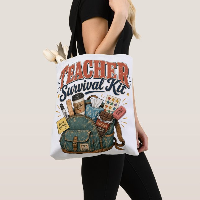 Funny Teacher Appreciation Gift Tote Bag (Close Up)