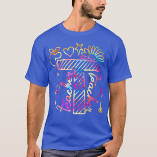 Funny Teacher Appreciation & Sunflower Apple Back  T-Shirt