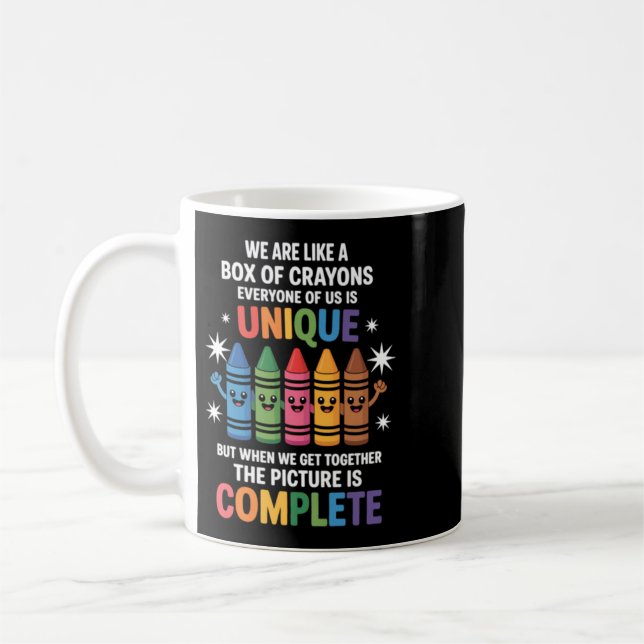 Funny Teacher Back To School Coffee Mug (Left)