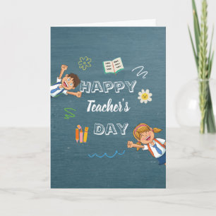 Funny Teacher Greeting Card best teacher ever
