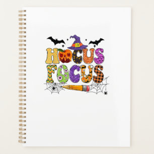 Funny Teacher Hocus Pocus Everybody Focus Hallowee Planner