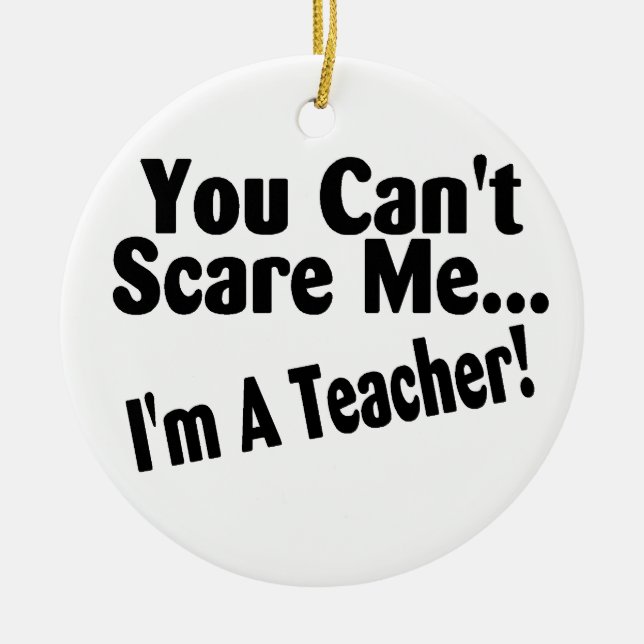 Funny Teacher Ornament (Front)