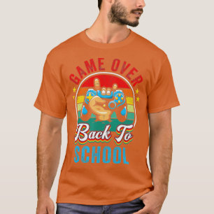 Funny Teacher Student Controller Game Over Back to T-Shirt