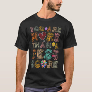 Funny Teacher Testing Day Tee Education School Tes
