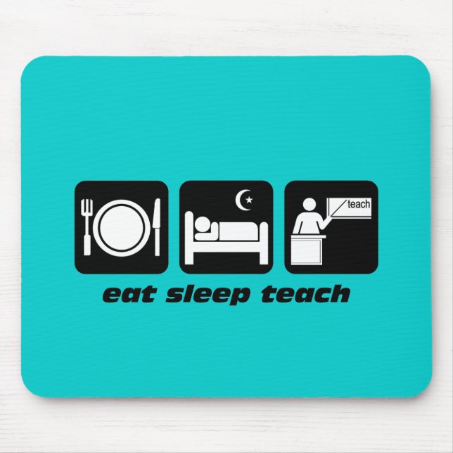 Funny teachers mouse pad (Front)