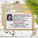 Funny Teacher's Retirement Party Invitations<br><div class="desc">Fun "permanent record" file folder teacher retirement party invitations.  If you need any assistance personalising this card,  please contact me and I'll be happy to help you make it perfect.</div>