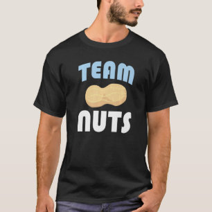 Funny Team Nuts Baby Boy Gender Reveal Announcemen T-Shirt