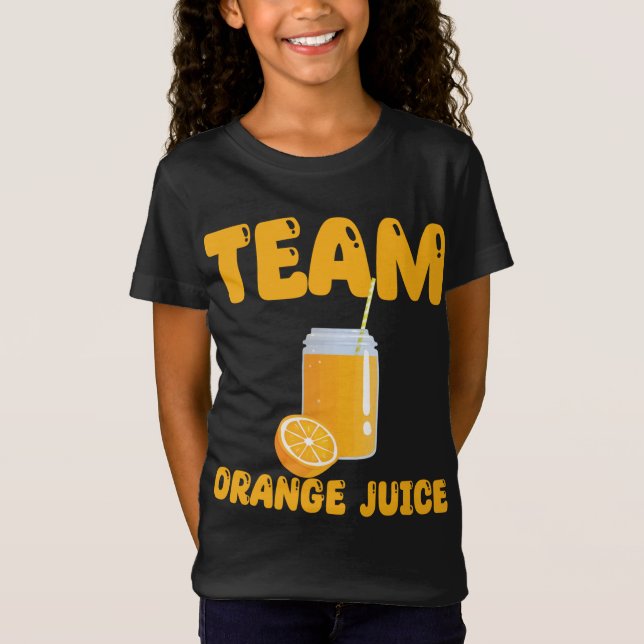 Funny Team Orange Juice Apparel Oranges T-Shirt (Front)