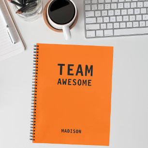 Funny Team Personalised Notes Office Meeting Notebook