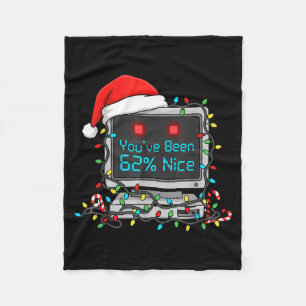 Funny Tech Christmas Geek Ai Holiday Humor Nerd Sh Fleece Blanket