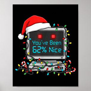 Funny Tech Christmas Geek Ai Holiday Humor Nerd Sh Poster