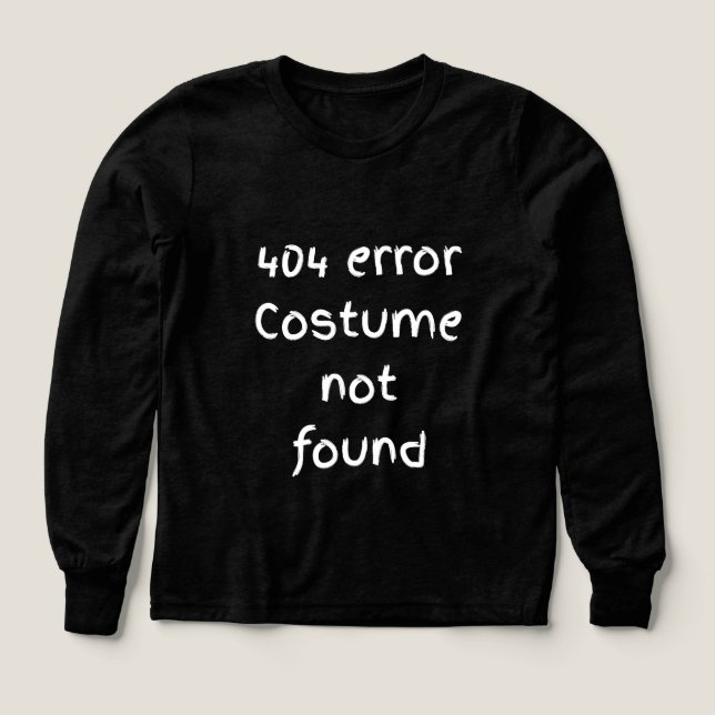 Funny Tech Halloween Costume Shirt (Design Front)
