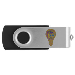 Funny Tech Humour Geek - Coders Gift USB Flash Drive