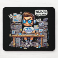 Funny Tech Support Cartoon