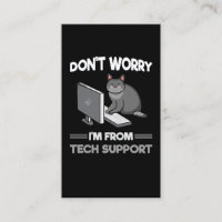 Funny Technical support Cat Lover Computer Science