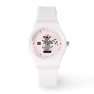 Funny Teddy Bear Design Watches for Nurses