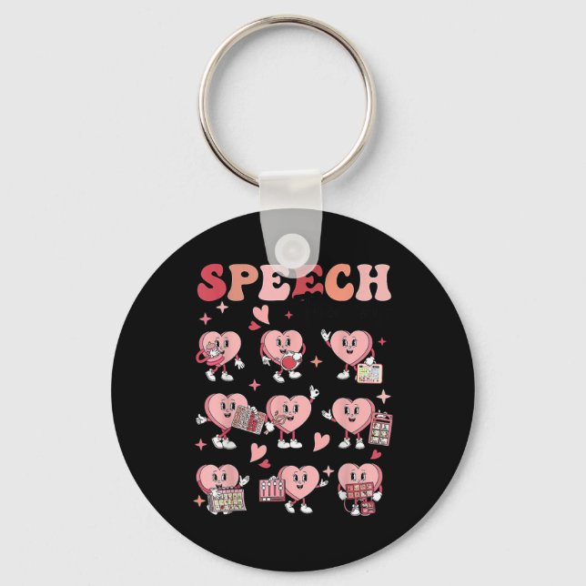 Funny Teddy Bear Pot Leaf Weed Smokin  Key Ring (Front)