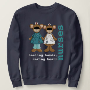 Funny Teddy Bears Nurses Sweatshirts