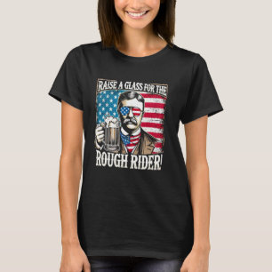 Funny Teddy Roosevelt 4th of July Graphics for USA T-Shirt