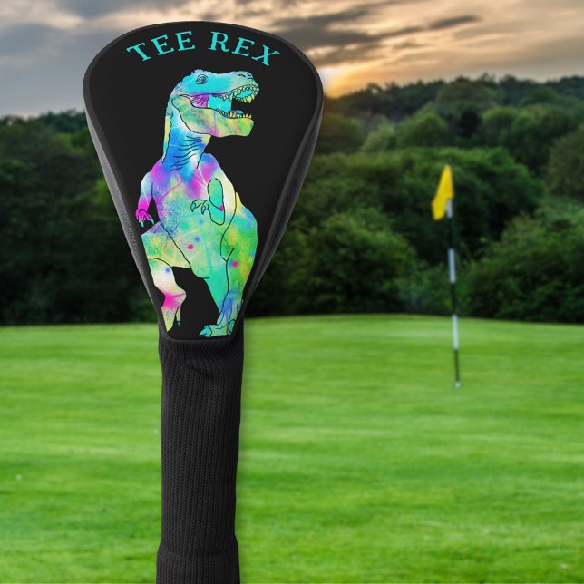 Funny Tee Rex Dinosaur Joke Golf Head Cover (Funny dinosaur Tee Rex golf head cover golfing joke)