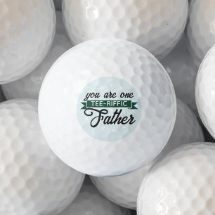 Funny Tee-riffic Fathers Day Golf Balls