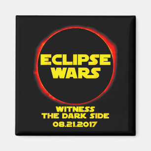 Funny Tee Solar Elcipse Eclipse Wars Sci Magnet