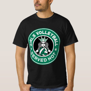 Funny Teen Girls Volleyball Served Hot Perfect  T-Shirt