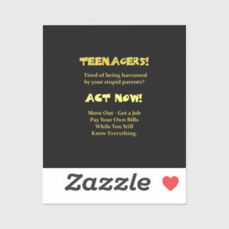 Funny Teenagers Act Now Joke