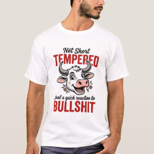 Funny Tempered Cow Vintage T-Shirt