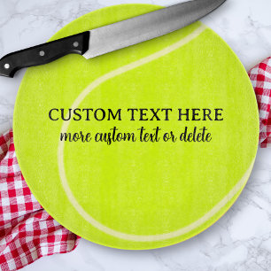 Funny Tennis Ball Gift, Personalized Custom Text Cutting Board
