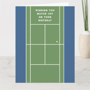 Funny Tennis Birthday Cards