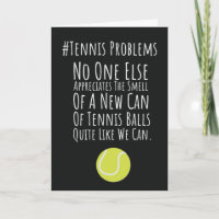 Funny Tennis Cards For Player Court Friend Humour