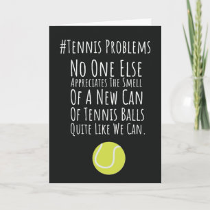 Funny Tennis Cards For Player Court Friend Humour
