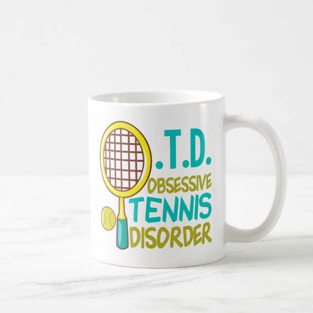 Funny Tennis Coffee Mug (Right)