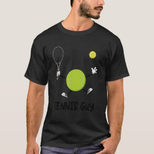 Funny Tennis Lover Guy Graphic Boys and Men Tennis T-Shirt