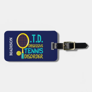 Funny Tennis Luggage Tag