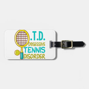 Funny Tennis Luggage Tag