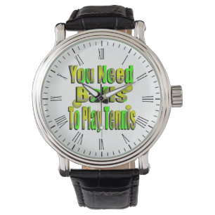 Funny Tennis Need Balls, Wristwatch