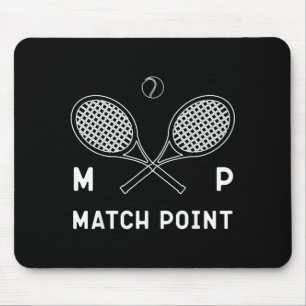 Funny Tennis Player Racket 40th Birthday Not 40 Mouse Pad