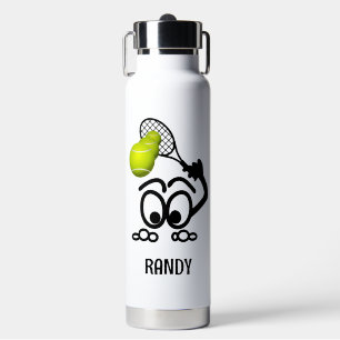 Funny Tennis Player  Water Bottle