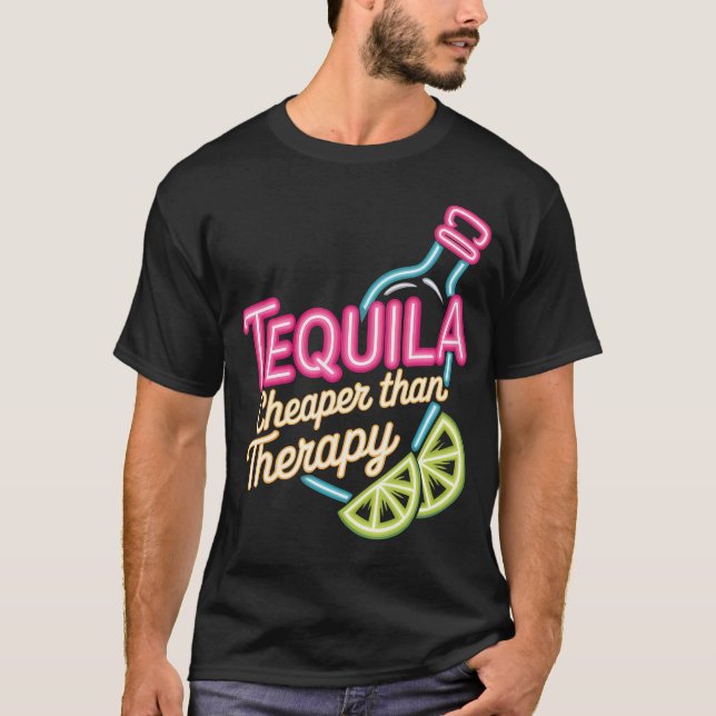 Funny Tequila Drinking Cinco De Mayo For T-Shirt (Front)