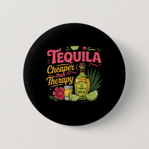 Funny Tequila Drinking Cinco De Mayo Mexican Party 6 Cm Round Badge