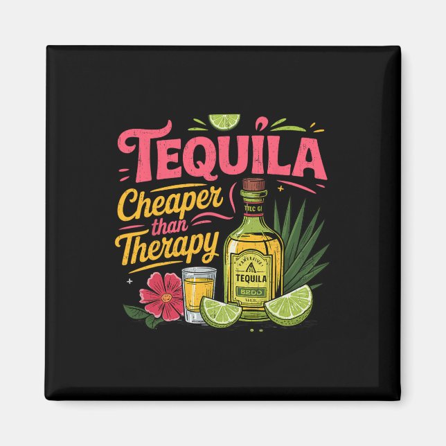 Funny Tequila Drinking Cinco De Mayo Mexican Party Magnet (Front)