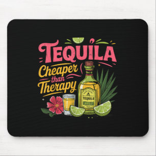 Funny Tequila Drinking Cinco De Mayo Mexican Party Mouse Pad