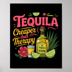 Funny Tequila Drinking Cinco De Mayo Mexican Party Poster