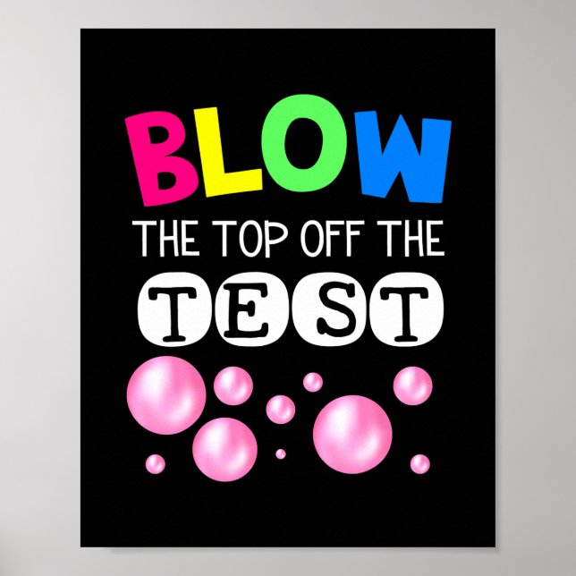 Funny Test Day Mode On Teacher Testing Ideas Poster (Front)